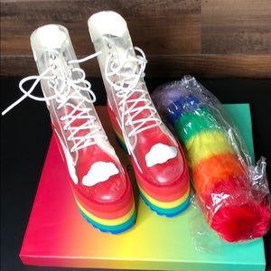 New Dolls Kill Happy Daze Platform boots